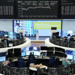 The German share price index DAX graph is pictured at the stock exchange in Frankfurt