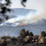 Two firefighters killed battling a wildfire on Greek island of Crete