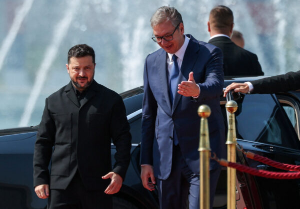 Ukrainian President Volodymyr Zelenskiy visits Serbia