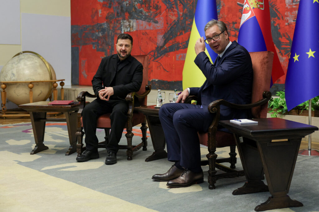 Ukrainian President Volodymyr Zelenskiy visits Serbia