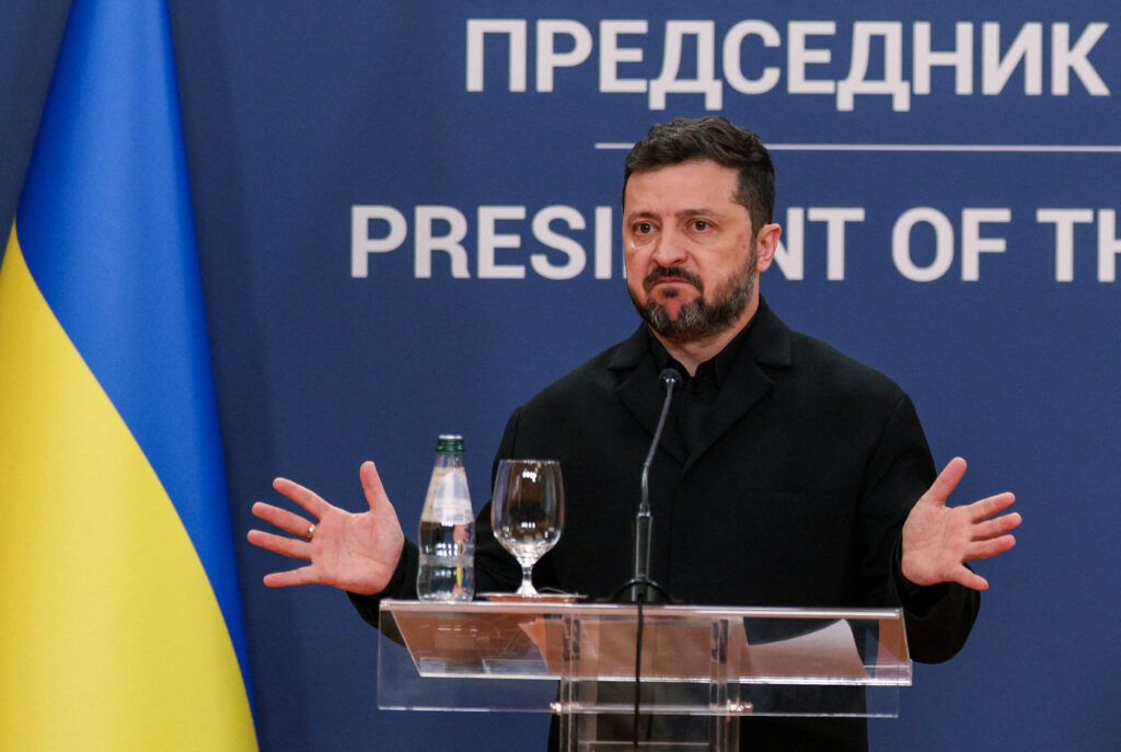 Ukrainian President Volodymyr Zelenskiy visits Serbia