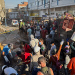 Aftermath of Colombia earthquake, in Cali