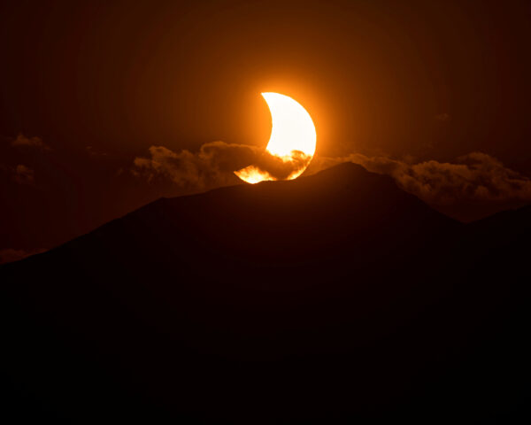 Solar eclipse in Spain