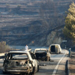 Aftermath of Wildfire Near Omis