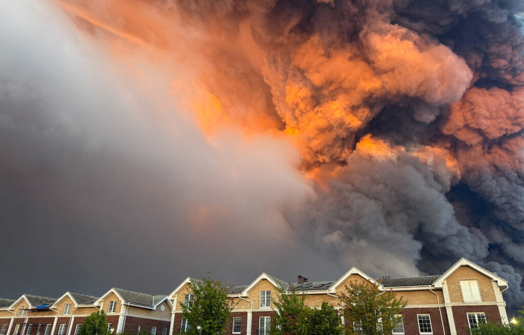 Wildberries warehouse in Moscow region on fire after Ukrainian drone attack
