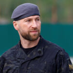 Reburial ceremony for Yevhen Konovalets, one of founders and leaders of the Organisation of Ukrainian Nationalists, outside of Kyiv