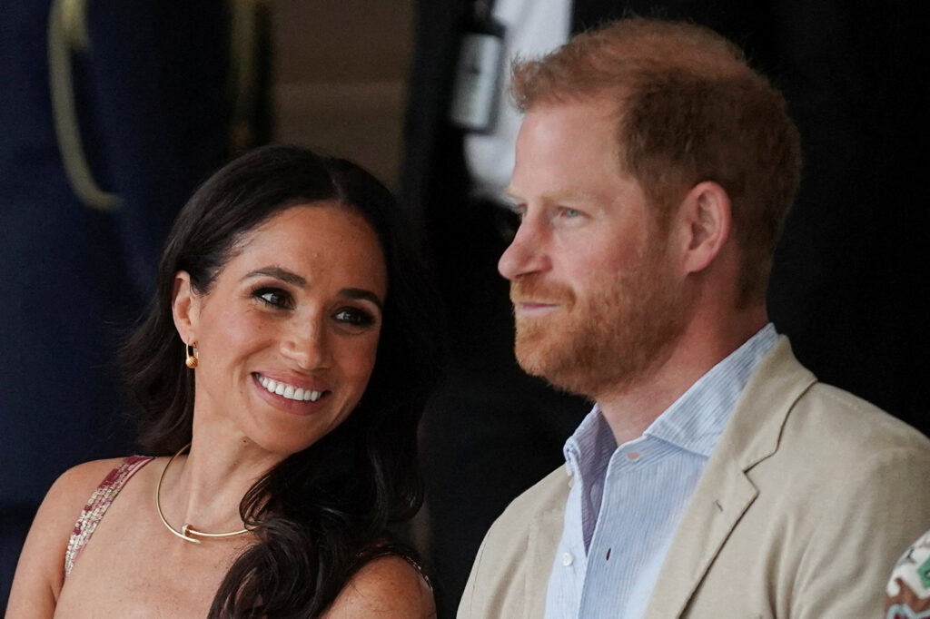 FILE PHOTO: Britain’s Prince Harry and Meghan visit Colombia
