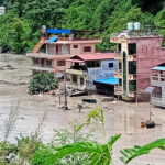 Flash flood in Galchhi, Nepal