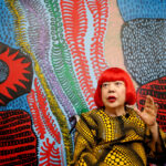 FILE PHOTO: Japanese avant-garde artist Kusama speaks to journalists in Tokyo