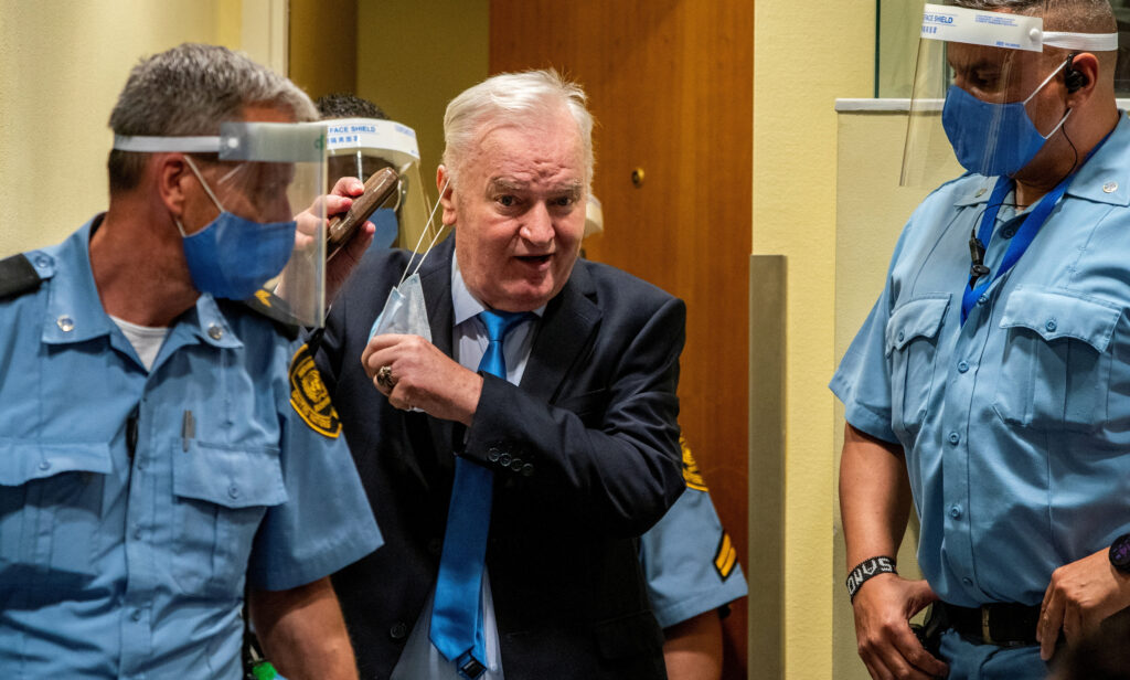 FILE PHOTO: Former Bosnian Serb commander Mladic appeal judgement at UN court in The Hague