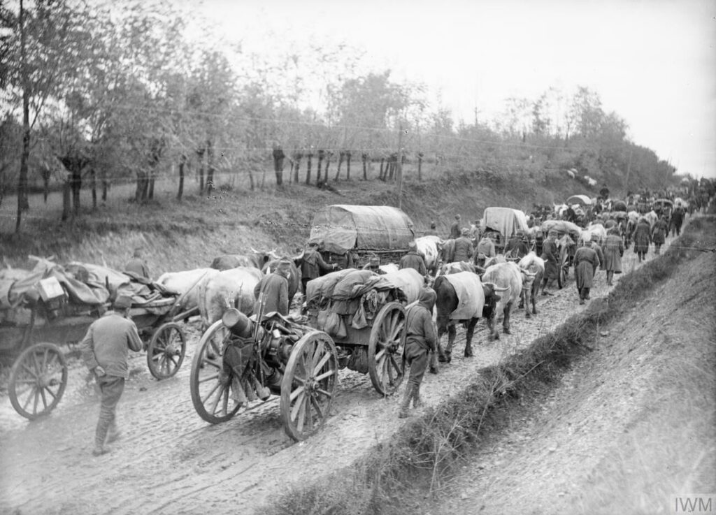 Povlačenje srpske vojske u oktobru 1915. godine
