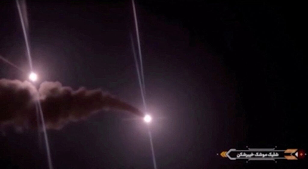 Iran releases footage purporting to show missiles launched at US military targets in Jordan