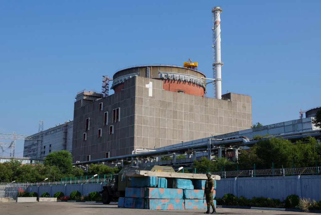 FILE PHOTO: Zaporizhzhia Nuclear Power Plant