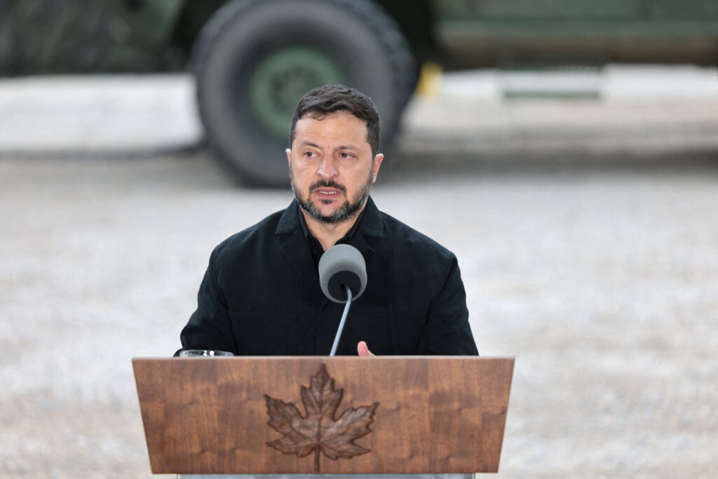 Ukraine’s President Zelenskiy visits Canada