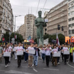 Students submit the “Students Win” list to the Republic Election Commision in Belgrade