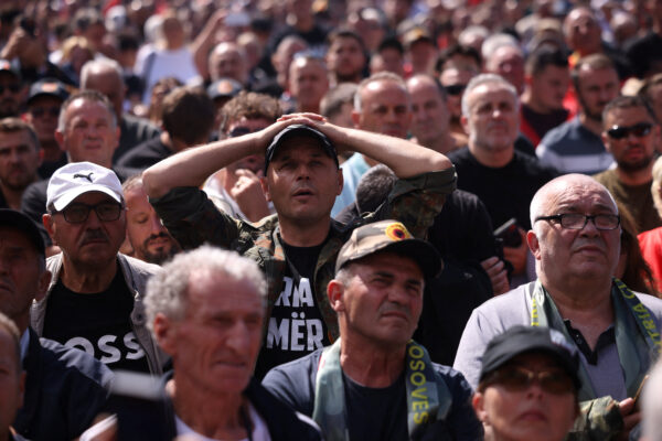 Kosovo’s former President Hashim Thaci and other former KLA members hear the judgment in their war crimes trial
