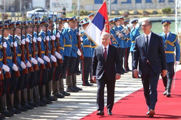 ALEKSANDAR VUCIC – SAVKAT MIRZIJOJEV – SVECANI DOCEK