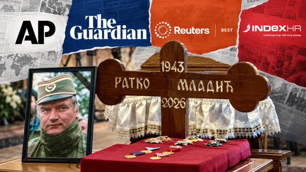 mediji svet o sahrani ratka